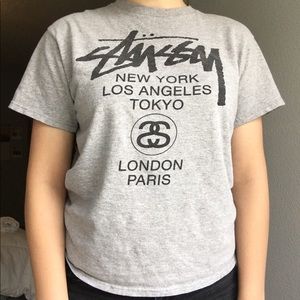 Stussy Gray Tshirt FINAL PRICE